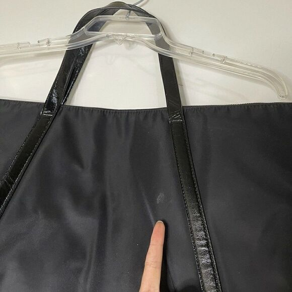 Givenchy parfums black nylon medium zip tote shopper handbag - Picture 4 of 10